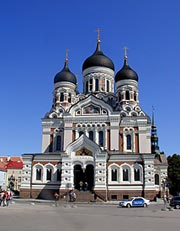 Aleksandra Ņevska katedrāle Tallinas vecpilsētā