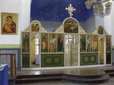 Nītaures baznīcas jaunais ikonostass