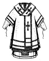 Bīskapa apģērbs: stihirs, sakoss un omofors