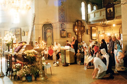 Aizlūgums pie Svētā Rīgas Jāņa netrūdošajiem pīšļiem Dievmātes Patvēruma (Pokrova) baznīcā