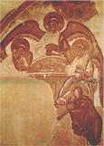 Teofana Grieķa (Andreja Rubļova skolotāja) freska Novgorodas Kristus Apskaidrošanas baznīcā