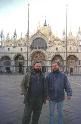 Venēcijā pie svētā Marka baznīcas.